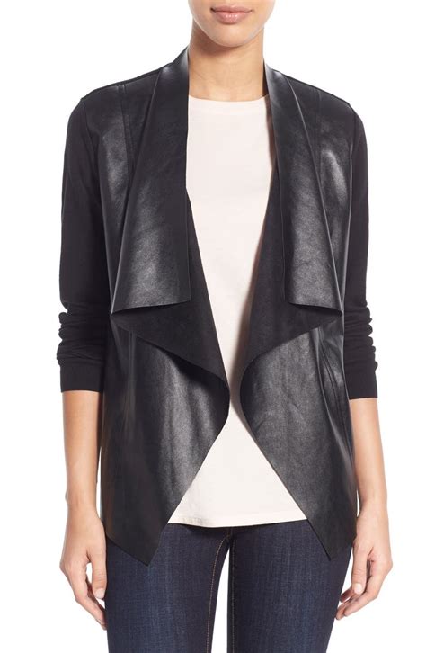 michael kors leather draped cardigan|Michael Kors cardigan women.